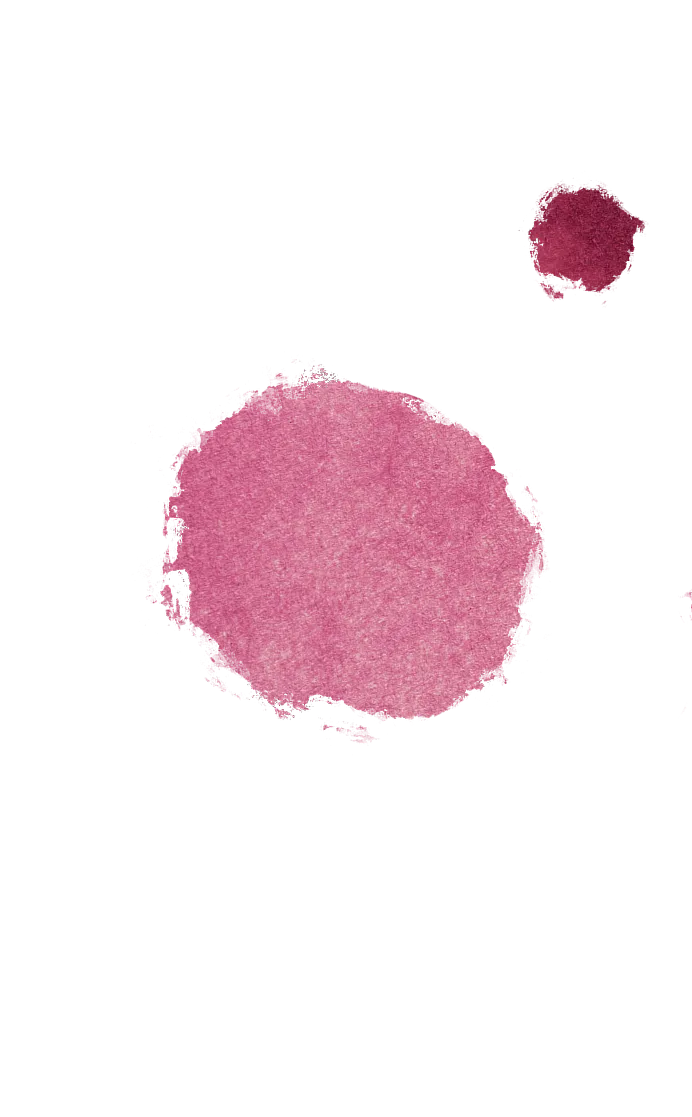 Wine stain decoration